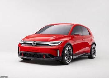 How the Golf GTI's spiritual successor will look in an all-electric age: This is the new VW ID.GTI Concept - a battery-powered hot hatch unveiled by the German car giant as bosses confirm the iconic performance badge will live on