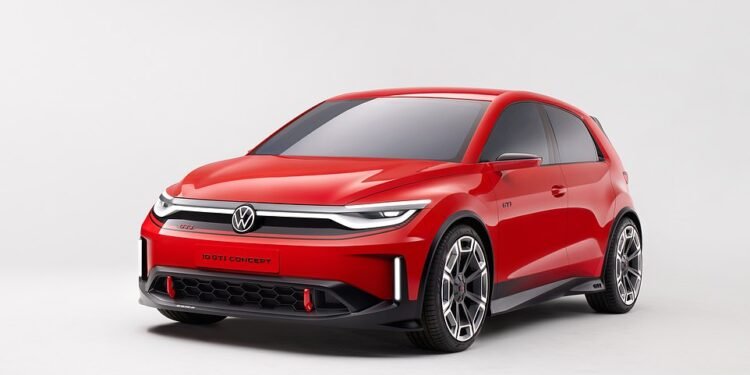How the Golf GTI's spiritual successor will look in an all-electric age: This is the new VW ID.GTI Concept - a battery-powered hot hatch unveiled by the German car giant as bosses confirm the iconic performance badge will live on