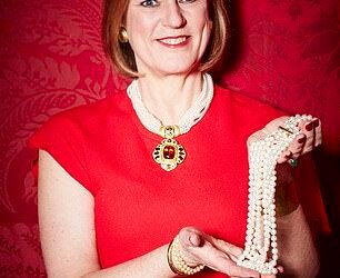 High roller: Joanna once valued a £6 million pink diamond.