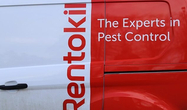 Slump: Shares in Rentokil, dubbed the ‘royal ratcatcher’ following its contracts at Buckingham Palace in the 1960s, tumbled 18.6% after it warned of weaker demand in North America