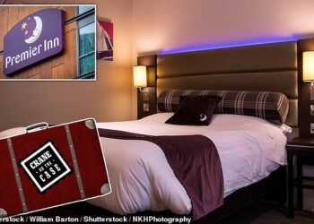 Hot and bothered: Our reader stayed in a Premier Inn room similar to this one and says the temperature was 28 degrees (stock image, not the actual room)