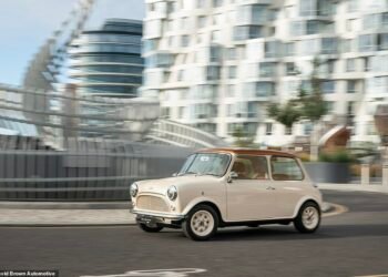 That's not a Mini pricetag: David Brown Automotive now sells an electric version of its modernised British classics. But they don't come cheap