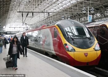 Train trouble: The UK's rail and road networks were viewed the most negatively by British manufacturers, in a survey which took in their views on infrastructure