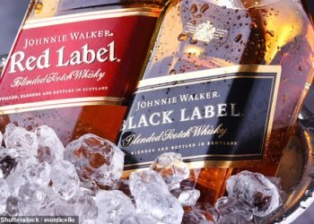 Struggle: The drinks giant, behind brands including Johnnie Walker and Guinness, said sales in the region are set to fall by more than 20 per cent