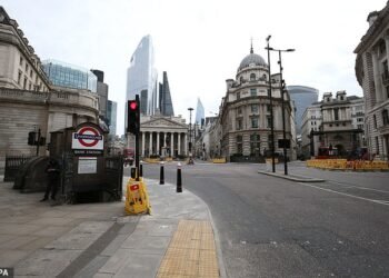 Empty: In the first two years of the Covid-19 pandemic alone, office space equivalent to 487 football pitches was taken off the UK market, according to law firm Boodle Hatfield
