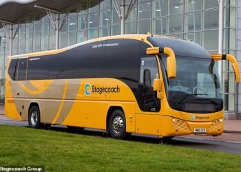 Growth: Stagecoach Group's first-half turnover has jumped by more than £100million