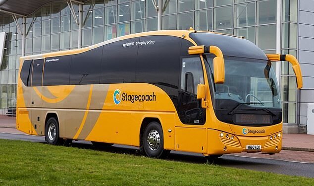 Growth: Stagecoach Group's first-half turnover has jumped by more than £100million