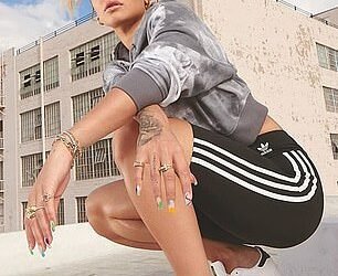 Star quality: Rita Ora poses for JD Sports