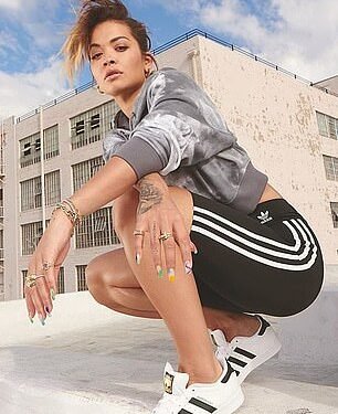 Star quality: Rita Ora poses for JD Sports