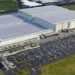 Gigawatts needed: The UK has to increase battery production on home turf to make sure we can keep up with the EV revolution, a new report says. Pictured: The EnvisionAESC gigafactory currently under construction to supply batteries to Nissan's Sunderland car plant