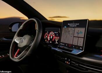 Volkswagens to get ChatGPT from March: New VW models - including the facelifted Golf and Golf GTI (interior pictured) - will soon have the AI chatbot system integrated