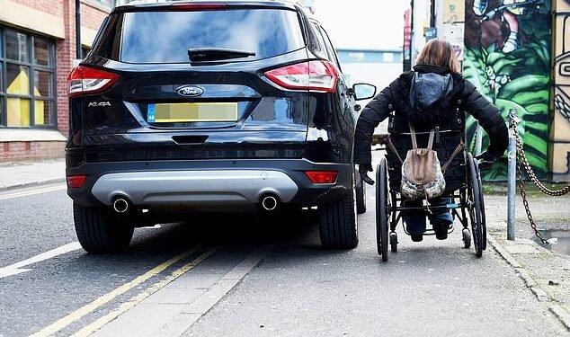 Parking problems: Councils want pavement parking banned across England to prevent drivers blocking footpath access for the most vulnerable people, including those in wheelchairs