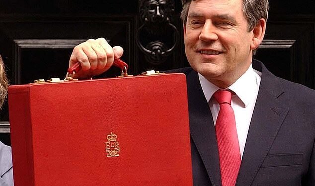 On the quiet: Gordon Brown slipped the tax raid through in his first Budget without much hassle