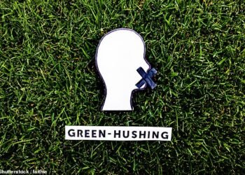 Keeping quiet: The term relates to the increasingly common practice of staying quiet about your company's climate and other ethical pledges