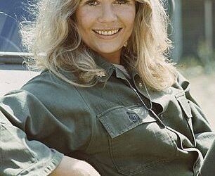 Screen legend: Loretta in the TV series about US military doctors