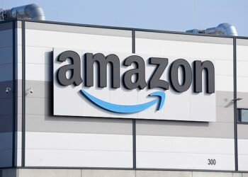 Tech titan: Amazon entered the Dow Jones Industrial Average having seen its shares rise 15% so far this year, taking gains this decade to 90%
