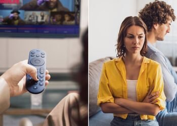 My son's ex-girlfriend won't give his TV back - can he enter the property and take it?