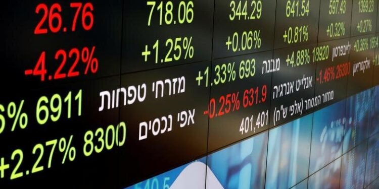 Israel stocks higher at close of trade; TA 35 up 1.20%