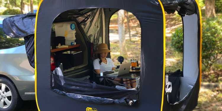This CARSULE Pop-Up Car Tent Is on Sale for $300 Right Now