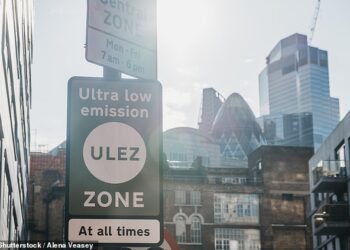 ULEZ effect: Sales of diesel fuel have dropped twice as quickly in London compared to the rest of the UK - and green campaigners say it's all thanks to Sadiq Khan's £12.50-a-day driving charge