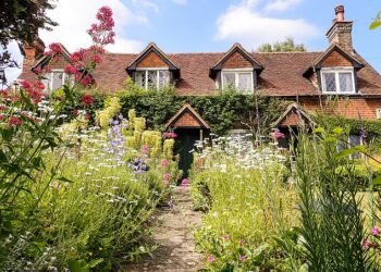 A cottage in Latimer, Buckinghamshire, with a lush spring garden that could make it more attractive to sell