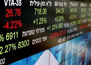 Israel stocks higher at close of trade; TA 35 up 0.25%