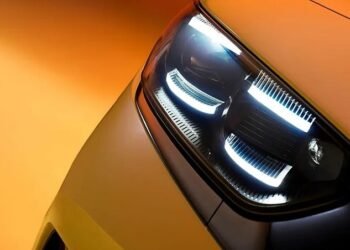 Capri Fun: Ford has been teasing the arrival of its reborn Capri for an electric era, less than a fortnight before it's due to be unveiled in full. This is what the headlight cluster will look like...