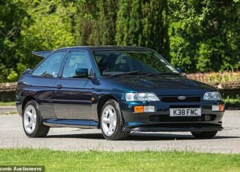 Clarkson's Ford: This very special 1992 Ford Escort RS Cosworth is one of three built - and it was also driven for over 7,500 miles by none other than Jeremy Clarkson