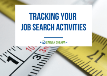 Tracking job search activities