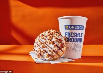 Nice meal: High street bakery chain Greggs revealed its revenue increased by 10.6 per cent in the quarter ending 28 September
