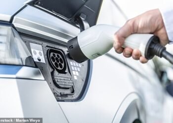 Expanding network: There are now more than 71,000 public chargers in the UK, with an average of 57 being added every day