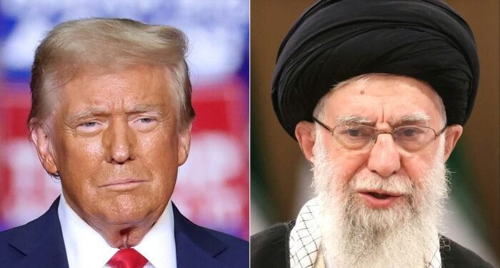 President-elect Donald Trump and Iranian supreme leader Ayatollah Ali Khamenei
