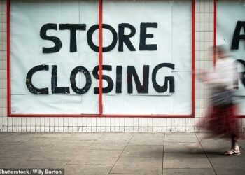 Bleak: Some 38 major retailers fell into administration this year, including Lloyds Pharmacy, Homebase and The Body Shop