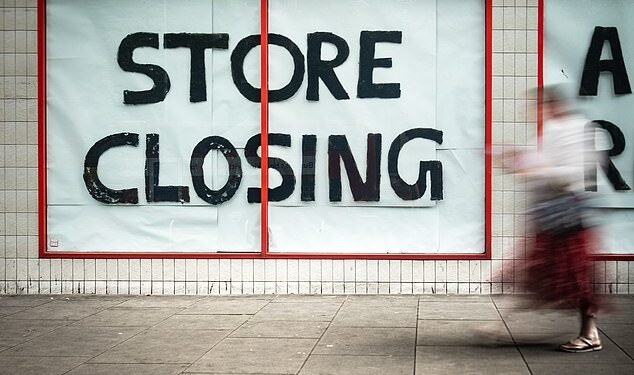 Bleak: Some 38 major retailers fell into administration this year, including Lloyds Pharmacy, Homebase and The Body Shop