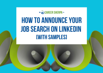 How to announce your job search on LinkedIn