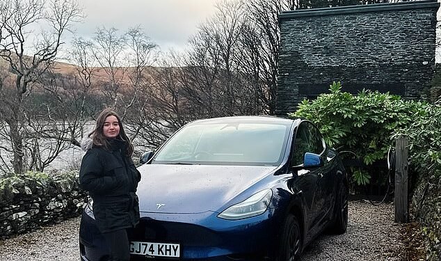 Motoring reporter Freda Lewis-Stempel drove to Cumbria to see how a Tesla Model Y and a solar panel-powered house with a Tesla Powerwall 3 can offer cost saving clean energy living