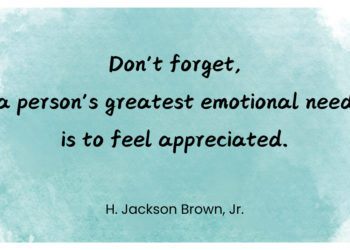 The Overlooked Power Of Appreciation