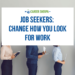 Job seekers looking for work the old way
