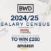 Answer BWD/Money Marketing salary census for £250 Amazon voucher draw