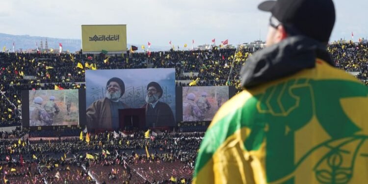 Massive crowds mourn Hezbollah's slain leader Nasrallah