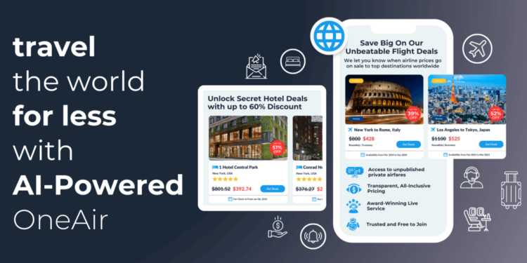 This OneAir Flight- and Hotel-Finder Subscription Is Just $70 Right Now for Life