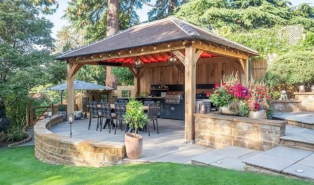 Outdoor kitchens are estimated to add 5.6 per cent to the value of a home, which equates to just over £15,000 on the current average UK house price