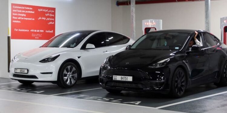 Analysis-In Saudi debut, Tesla faces desert heat, few chargers, but no Musk protests 