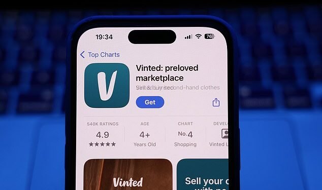 Second-hand online marketplace Vinted now has more than 16million users in the UK