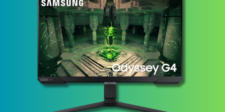 The Samsung Odyssey G4 Gaming Monitor Is at Its Lowest Price Ever Right Now