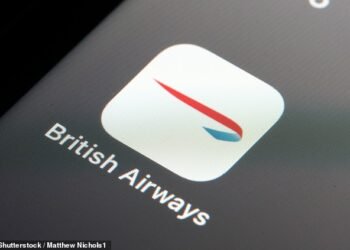 Flying away: Earlier this month, British Airways owner IAG revealed that its operating profits nearly tripled to a forecast-beating €198million in the opening three months of 2025