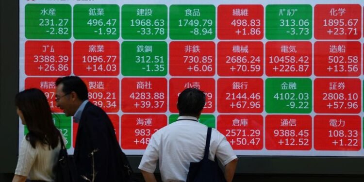 Dollar falls as global stocks gain after US inflation data