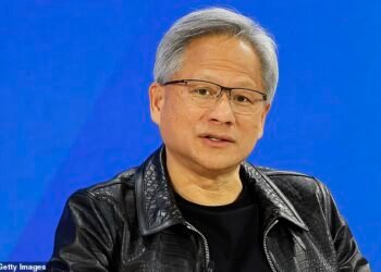 Big ambitions: Jensen Huang is the chief executive and co-founder of Nvidia