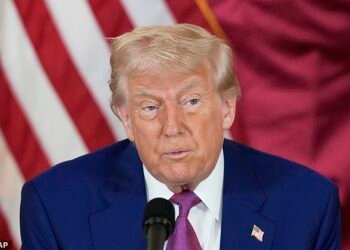 Near: President Donald Trump said the US was close to reaching a nuclear accord with Iran