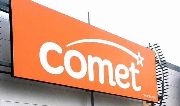 Back online: Comet will be making a comeback in Britain online after being snapped up by OnBuy